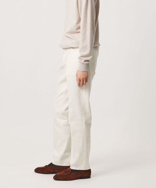 UNITED ARROWS(ユナイテッドアローズ)の「ドリル 5ポケット ベーシック ノープリーツ パンツ(チノパンツ・メンズ・グレー系/オフホワイト/ブラック・XL/L/M/S)」の6枚目の写真