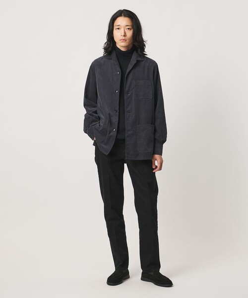 UNITED ARROWS(ユナイテッドアローズ)の「ドリル 5ポケット ベーシック ノープリーツ パンツ(チノパンツ・メンズ・グレー系/オフホワイト/ブラック・XL/L/M/S)」の9枚目の写真