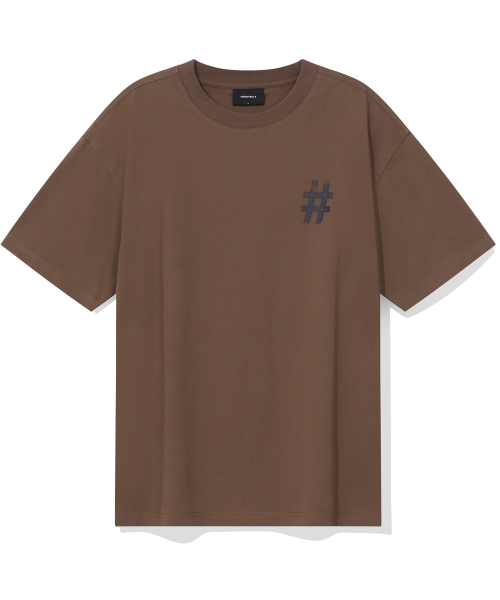 BEENTRILL（ビントリル）の「ヴィンテージハッシュタグオーバーサイズ半袖Tシャツ（ライトブラウン）（Tシャツ/カットソー・レディース・その他・SMALL/MEDIUM/LARGE/X-LARGE）」の2枚目の写真