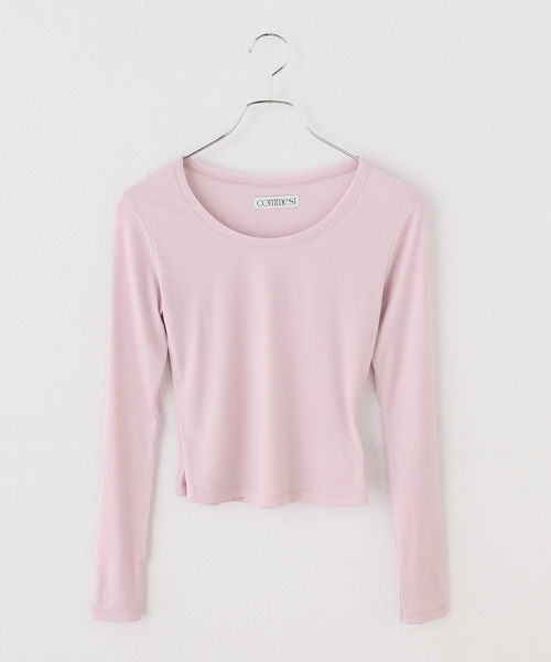 JOURNAL STANDARD(ジャーナルスタンダード)の「【COMME SI STUDIO/コムシスタジオ】 Sencual Reve Top(Tシャツ/カットソー・レディース・アイボリー/ピンク・FREE)」の2枚目の写真