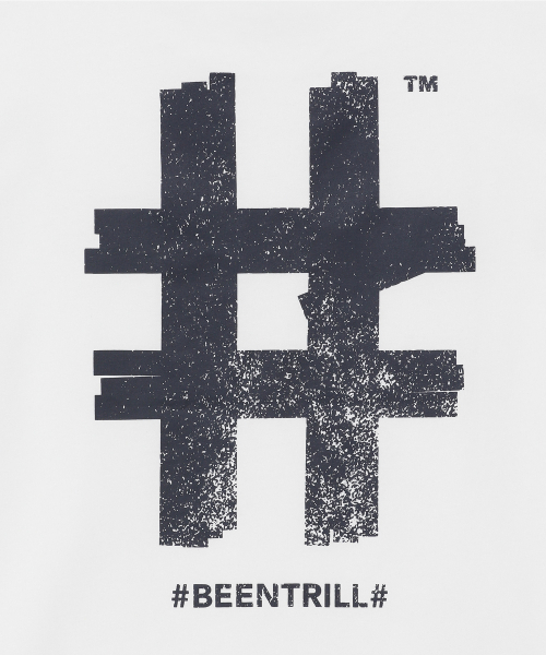 BEENTRILL(ビントリル)の「ウィメンズスタンプハッシュタグ半袖Tシャツ(オフホワイト)(Tシャツ/カットソー・レディース・その他・SMALL/X-SMALL)」の3枚目の写真
