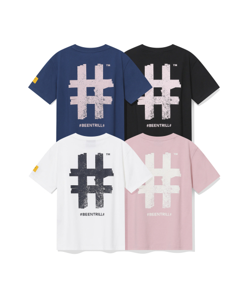 BEENTRILL(ビントリル)の「ウィメンズスタンプハッシュタグ半袖Tシャツ(オフホワイト)(Tシャツ/カットソー・レディース・その他・SMALL/X-SMALL)」の4枚目の写真