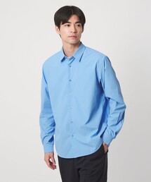 green label relaxing | 【WEB限定】JUST fit コットンライク ポリエステル 長袖 シャツ(シャツ/ブラウス)