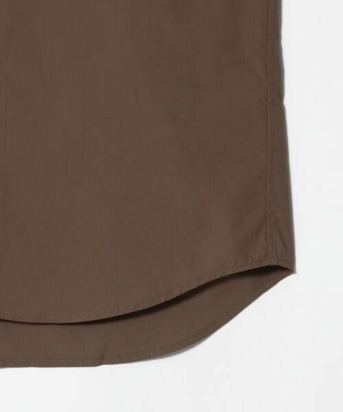 green label relaxing（グリーンレーベルリラクシング）の「【WEB限定】JUST fit コットンライク ポリエステル 長袖 シャツ（シャツ/ブラウス・メンズ・ブラウン系/コバルトブルー・XL/M/S/L）」の12枚目の写真