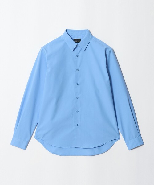 green label relaxing（グリーンレーベルリラクシング）の「【WEB限定】JUST fit コットンライク ポリエステル 長袖 シャツ（シャツ/ブラウス・メンズ・ブラウン系/コバルトブルー・XL/M/S/L）」の15枚目の写真