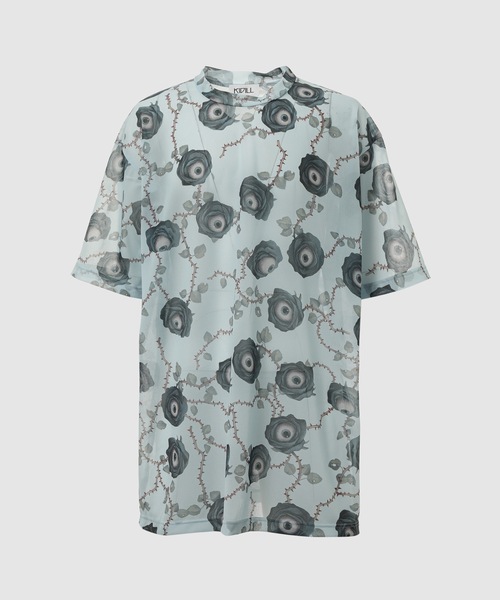 KIDILL(キディル)の「EYEBALL ROSE OVERSIZE SHEER T SHIRT ARTWORK BY TREVOR BROWN(Tシャツ/カットソー・メンズ・ブルー系その他・FREE)」の1枚目の写真