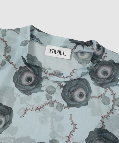 KIDILL(キディル)の「EYEBALL ROSE OVERSIZE SHEER T SHIRT ARTWORK BY TREVOR BROWN(Tシャツ/カットソー・メンズ・ブルー系その他・FREE)」の3枚目の写真