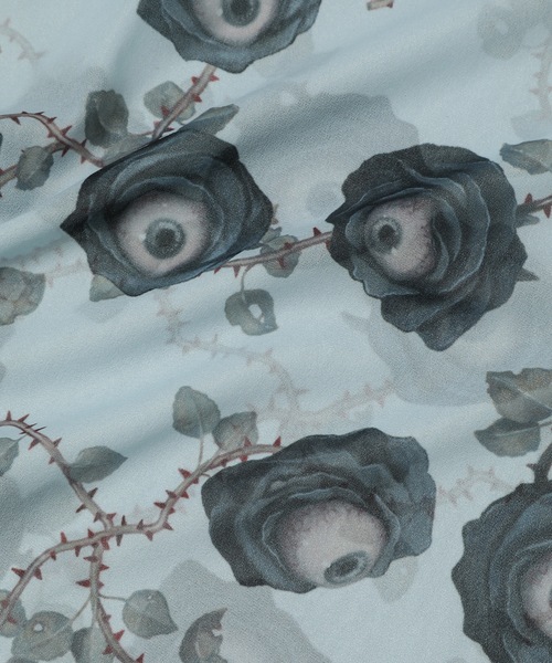 KIDILL(キディル)の「EYEBALL ROSE OVERSIZE SHEER T SHIRT ARTWORK BY TREVOR BROWN(Tシャツ/カットソー・メンズ・ブルー系その他・FREE)」の4枚目の写真
