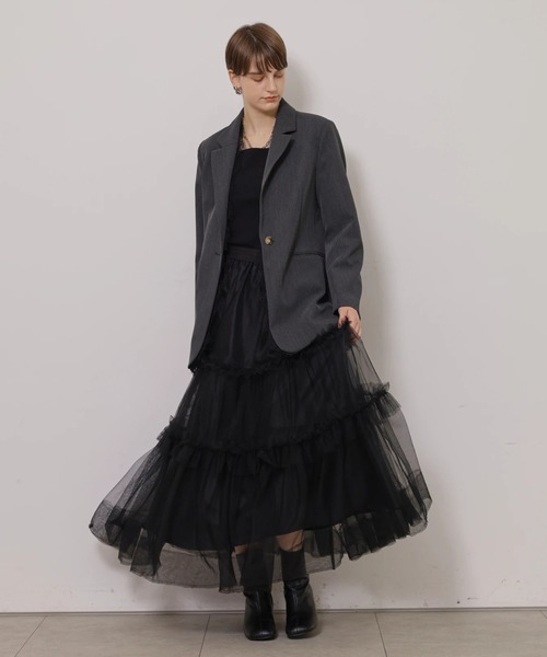 CADUNE(カデュネ)の「チュチュスカート(スカート・レディース・ブラック・38/34/36)」の13枚目の写真
