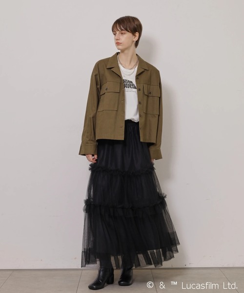 CADUNE(カデュネ)の「チュチュスカート(スカート・レディース・ブラック・38/34/36)」の14枚目の写真