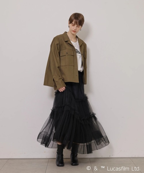 CADUNE(カデュネ)の「チュチュスカート(スカート・レディース・ブラック・38/34/36)」の16枚目の写真