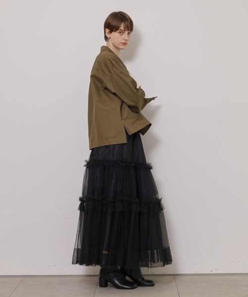 CADUNE(カデュネ)の「チュチュスカート(スカート・レディース・ブラック・38/34/36)」の17枚目の写真