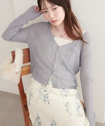 針抜きリブシアーラメカーデ