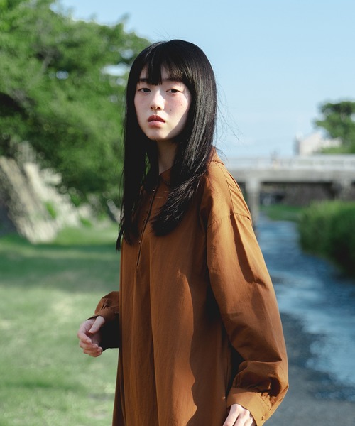 オオカミとフクロウ（オオカミとフクロウ）の「オオカミと陽だまり森の一日“長袖ワンピース”（ワンピース・レディース・ブラック/ブラウン・FREE）」の11枚目の写真