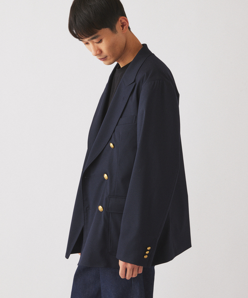 JOURNAL STANDARD relume(ジャーナルスタンダード レリューム)の「TRツイル ダブルブレスト ブレザー(テーラードジャケット・メンズ・ネイビー・MEDIUM/LARGE)」の22枚目の写真