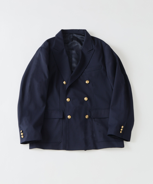 JOURNAL STANDARD relume(ジャーナルスタンダード レリューム)の「TRツイル ダブルブレスト ブレザー(テーラードジャケット・メンズ・ネイビー・MEDIUM/LARGE)」の7枚目の写真