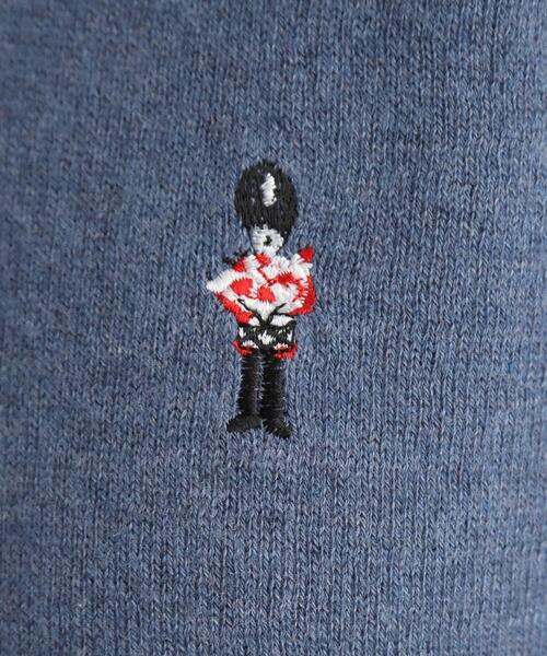 LAURA ASHLEY(ローラアシュレイ)の「【日本製/ワンマイルウエア】コットン ソルジャー刺繍プルオーバー(ニット/セーター・レディース・ブルー/グレー/ワインレッド・38)」の11枚目の写真