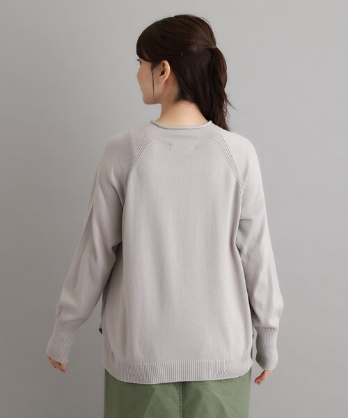 LAURA ASHLEY(ローラアシュレイ)の「【日本製/ワンマイルウエア】コットン ソルジャー刺繍プルオーバー(ニット/セーター・レディース・ブルー/グレー/ワインレッド・38)」の18枚目の写真