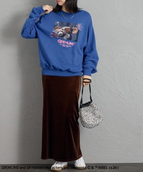 JEANS FACTORY （ジーンズファクトリー）の「【WEB限定】[GREMLINS/グレムリン] フォトプリント クルーネックスウェット（スウェット・レディース・オフホワイト/チャコールグレー/ブルー・M/L）」の16枚目の写真