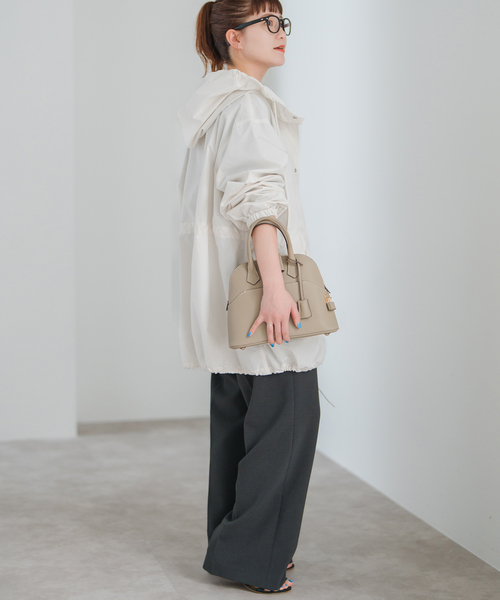 Spick & Span(スピックアンドスパン)の「《追加》mica della valle / ミカデラヴァッレ Katia ミニボストン(ボストンバッグ・レディース・グレー・FREE)」の15枚目の写真