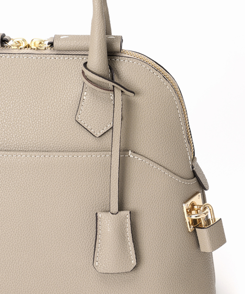 Spick & Span(スピックアンドスパン)の「《追加》mica della valle / ミカデラヴァッレ Katia ミニボストン(ボストンバッグ・レディース・グレー・FREE)」の11枚目の写真