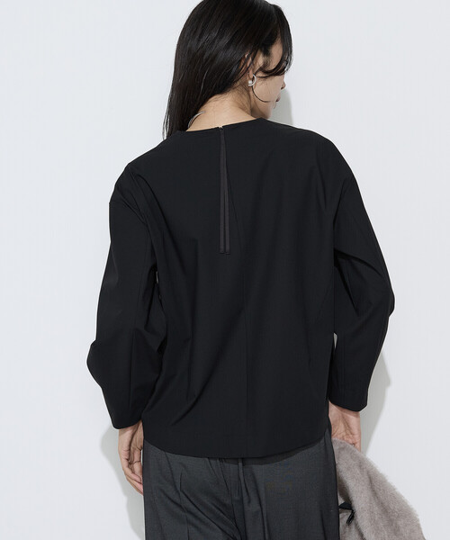COMME CA(コムサ)の「【セットアップ対応】2WAYコンパクトストレッチ ブラウス(シャツ/ブラウス・レディース・ブラック/グレー/ブラウン・9号/11号)」の13枚目の写真