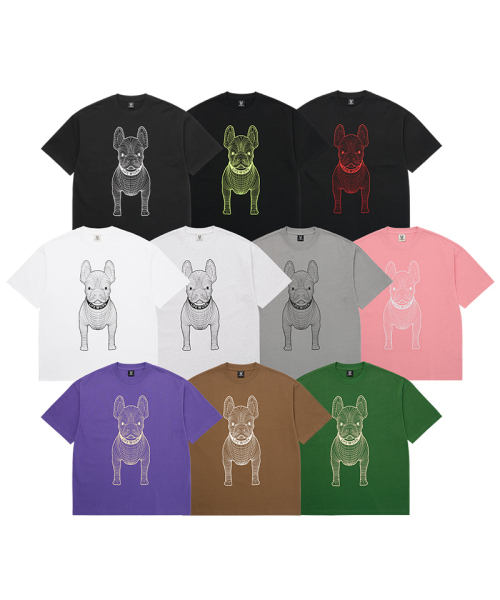 LIFE WORK(ライフワーク)の「共用) ビッグラドック 半袖Tシャツ(Tシャツ/カットソー・メンズ・ダークパープル/ブラウン/グリーン/ライトグレー/ピンク/ブラック×レッド/ホワイト/ブラック×ホワイト/グレー/ブラック×グリーン・L/XL/M/X-SMALL/S)」の11枚目の写真