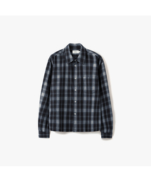 [COCLXSAKHYEONG] セミクロップドフランネルチェックシャツ 5 COLOR COOSSH207