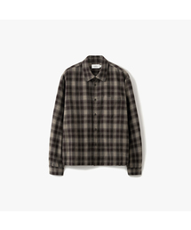 [COCLXSAKHYEONG] セミクロップドフランネルチェックシャツ 5 COLOR COOSSH207