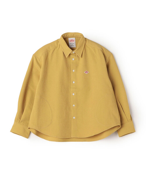 DANTON(ダントン)の「Women's Polyester Twill Shirt Jacket(シャツ/ブラウス・レディース・グレイッシュベージュ/マスタード/チャコール/ブラウン・38/36/34)」の4枚目の写真