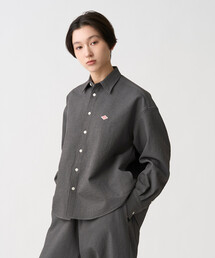 Women's Polyester Twill Shirt Jacket
