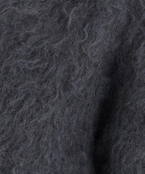 N.(N. Natural Beauty Basic)(エヌエヌナチュラルビューティーベーシック)の「ミドル丈シャギーニットカーディガン(カーディガン/ボレロ・レディース・ベージュ/グレー・FREE)」の15枚目の写真
