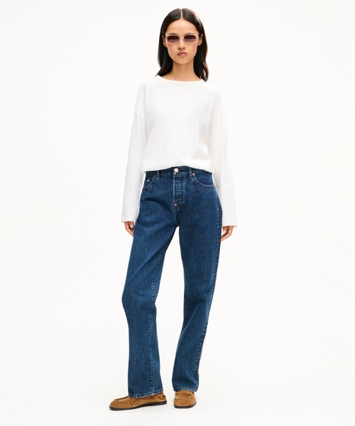 KENZO（ケンゾー）の「GOTS KENZO DOUBLE K LOOSE LS T-SHIRT（Tシャツ/カットソー・レディース・ホワイト系その他・X-SMALL/MEDIUM/SMALL）」の4枚目の写真