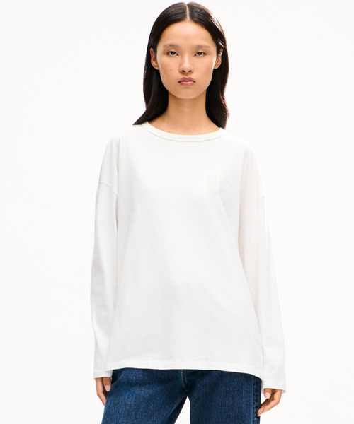 KENZO（ケンゾー）の「GOTS KENZO DOUBLE K LOOSE LS T-SHIRT（Tシャツ/カットソー・レディース・ホワイト系その他・X-SMALL/MEDIUM/SMALL）」の5枚目の写真