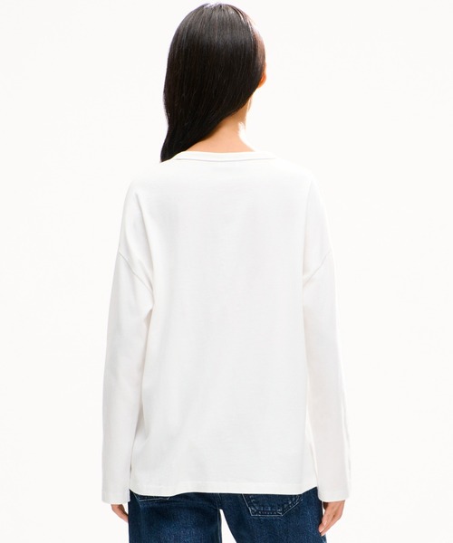 KENZO（ケンゾー）の「GOTS KENZO DOUBLE K LOOSE LS T-SHIRT（Tシャツ/カットソー・レディース・ホワイト系その他・X-SMALL/MEDIUM/SMALL）」の7枚目の写真