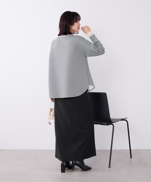 MICA&DEAL(マイカ&ディール)の「インバーテッドプリーツスカート〈2サイズ展開〉〈セットアップ対応〉(スカート・レディース・ベージュ/チャコールグレー/ブラック・38/36)」の14枚目の写真