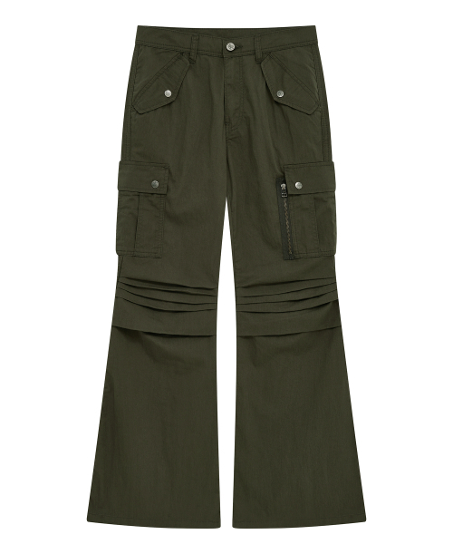 Midnight Move(ミッドナイトムーブ)の「sh ブーツカットパンツ (カーキ)(その他パンツ・レディース・その他・SMALL/MEDIUM)」の2枚目の写真
