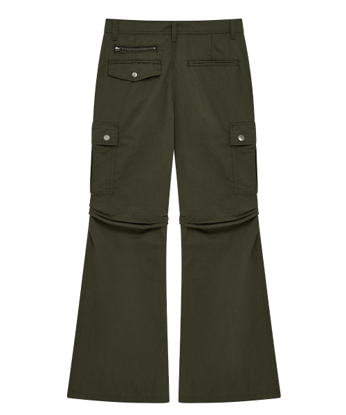 Midnight Move(ミッドナイトムーブ)の「sh ブーツカットパンツ (カーキ)(その他パンツ・レディース・その他・SMALL/MEDIUM)」の4枚目の写真