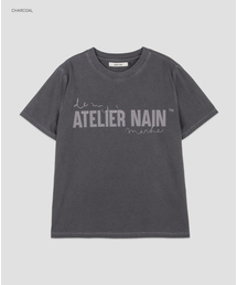 (T-7269)ATELIER NAIN ロゴピグメントTシャツ