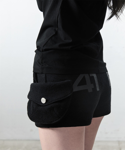 41PRAY(サイルプレイ)の「41 グラフィックポケットショーツ / ブラック(その他パンツ・レディース・その他・FREE)」の6枚目の写真