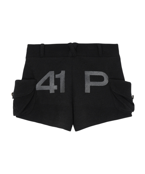 41PRAY(サイルプレイ)の「41 グラフィックポケットショーツ / ブラック(その他パンツ・レディース・その他・FREE)」の8枚目の写真