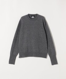 TAION: 〈手洗い可能〉カシミヤ クルーネック ロング スリーブ ニット プルオーバー