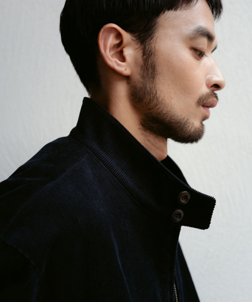 BLANKROOM(ブランクルーム)の「ヘリンボーンジャケット_OPERA NAVY(ブルゾン・メンズ・その他・1/2/3)」の6枚目の写真