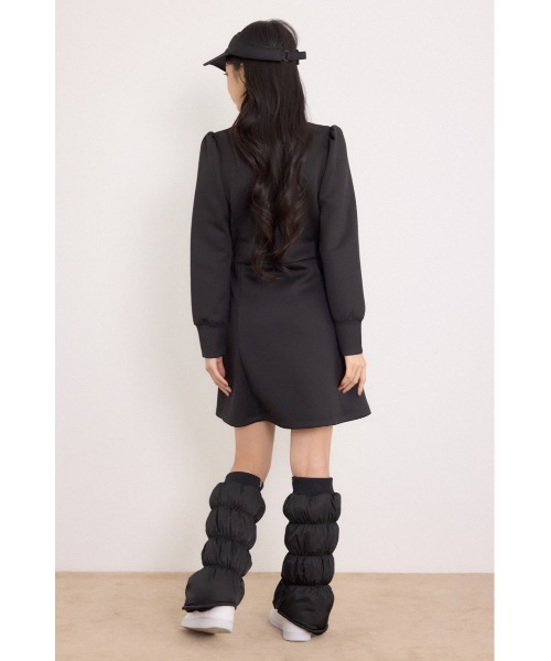 RIENDA GOLF(リエンダゴルフ)の「【RIENDA GOLF】配色ハーフジッププリンセスワンピース 秋服 冬服(ワンピース・レディース・ブルー系その他/ブラウン系その他/ブラック・SMALL/MEDIUM)」の6枚目の写真