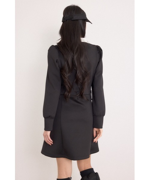 RIENDA GOLF(リエンダゴルフ)の「【RIENDA GOLF】配色ハーフジッププリンセスワンピース 秋服 冬服(ワンピース・レディース・ブルー系その他/ブラウン系その他/ブラック・SMALL/MEDIUM)」の9枚目の写真