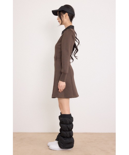RIENDA GOLF(リエンダゴルフ)の「【RIENDA GOLF】配色ハーフジッププリンセスワンピース 秋服 冬服(ワンピース・レディース・ブルー系その他/ブラウン系その他/ブラック・SMALL/MEDIUM)」の19枚目の写真