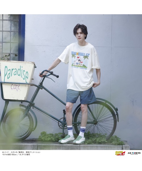 AIR TWOKYO(エアトゥーキョー)の「TVアニメ『DRAGON BALL GT』シーンイラストTシャツ 6(カメハウス)(Tシャツ/カットソー・メンズ・ブルー系その他/ホワイト系その他・XX-LARGE/X-LARGE/LARGE/MEDIUM/SMALL)」の1枚目の写真
