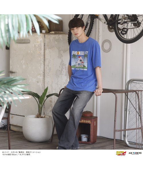 AIR TWOKYO(エアトゥーキョー)の「TVアニメ『DRAGON BALL GT』シーンイラストTシャツ 6(カメハウス)(Tシャツ/カットソー・メンズ・ブルー系その他/ホワイト系その他・XX-LARGE/X-LARGE/LARGE/MEDIUM/SMALL)」の2枚目の写真