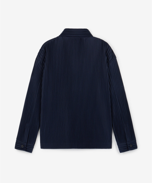 TNGT（ティーエヌジーティー）の「Yoyogi Pleats Overshirt (Navy) TNSH6F107N2（シャツ/ブラウス・レディース・その他・100/110/95/105）」の2枚目の写真