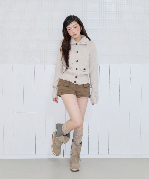 MIRECO(ミレコ)の「MULTI POCKET CARGO SHORTS CAMEL(その他パンツ・レディース・その他・1(S)/2(M))」の3枚目の写真